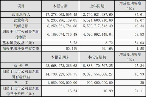 洋河酒業(yè)2012年度財(cái)務(wù)報(bào)表