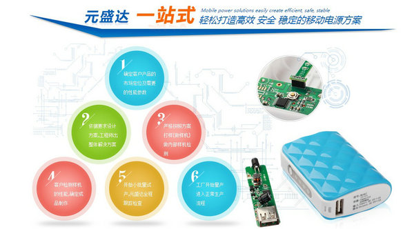 深圳元盛達移動電源