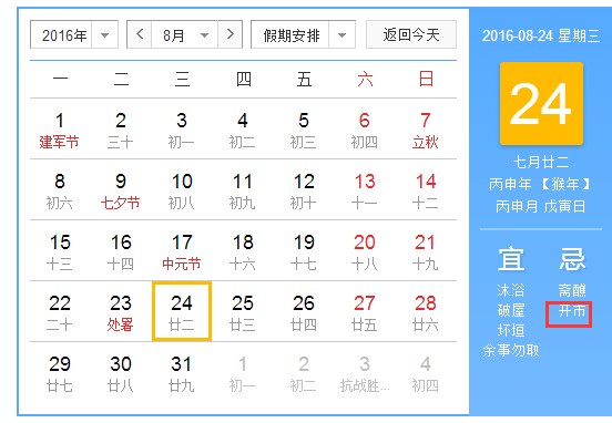日期