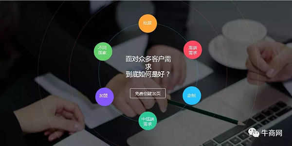 加頁可對企業(yè)不同的客戶進行布局
