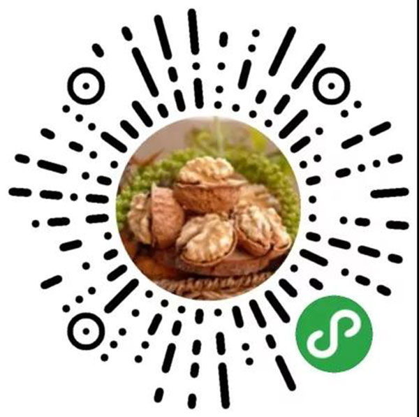 云南薄殼核桃小程序商城菊花碼，長按識別即可體驗