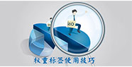 巧用權(quán)重標簽的技巧