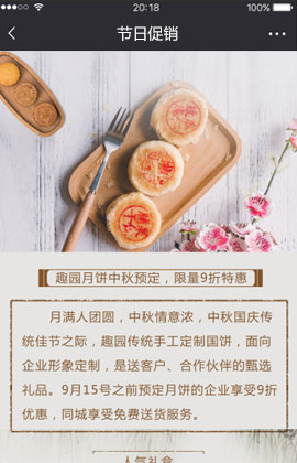 節(jié)日促銷(xiāo)
